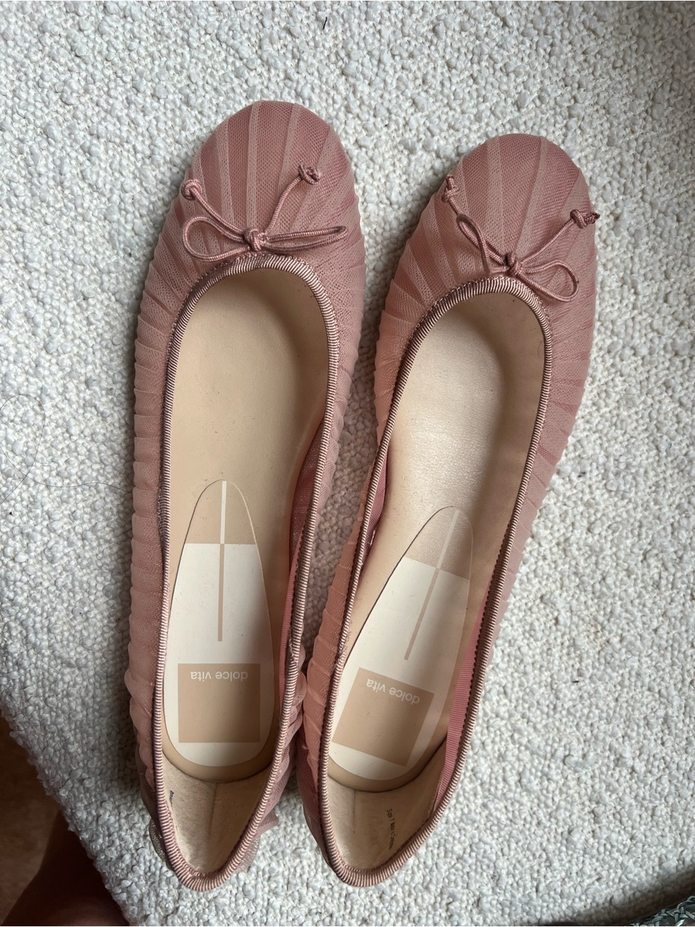 Dolce Vita Dusty Rose Ballet Flats with Bow